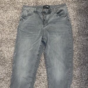 Fashion Nova Grey Wash skinny Jeans